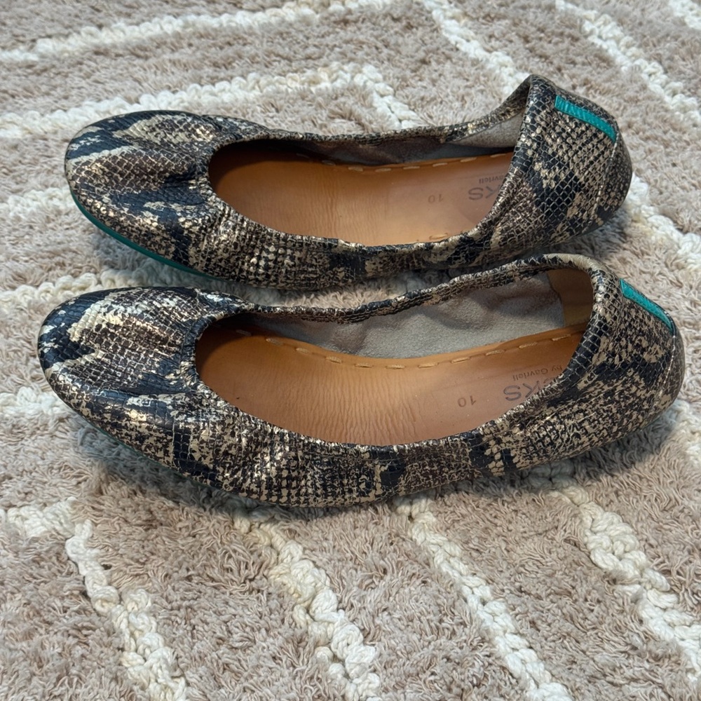 Stylish Tieks Copperhead Snake Ballet Flats women’s size 10 - Picture 4 of 10